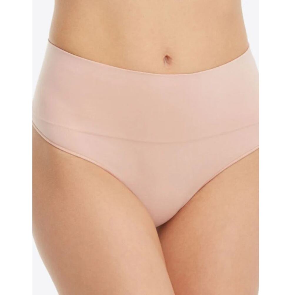 NEW SPANX Vintage Rose Everyday Shaping Panties Thong Size M